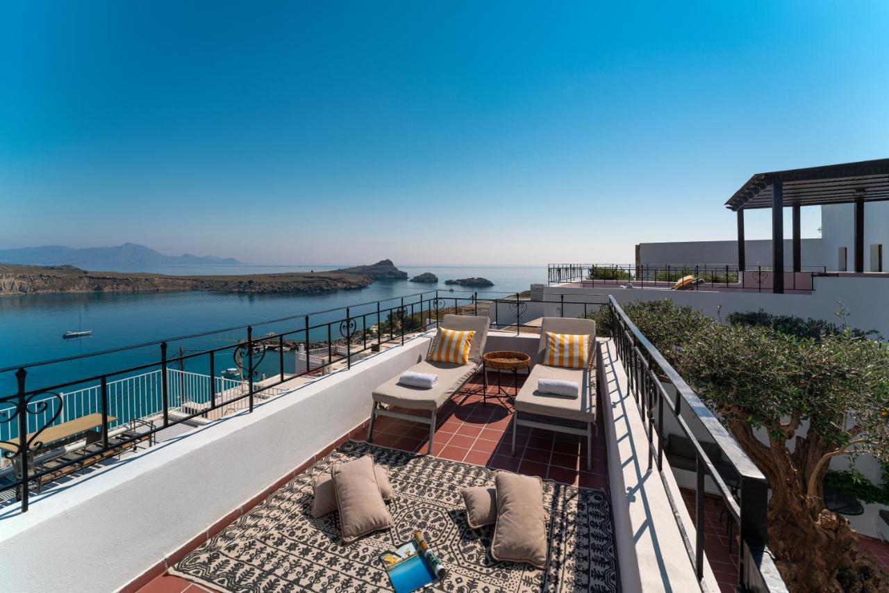 Maris Lindos Suites & Apartments Bagian luar foto